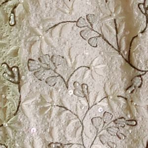 Tahari Silk Floral Embroidered + Sequined Vest